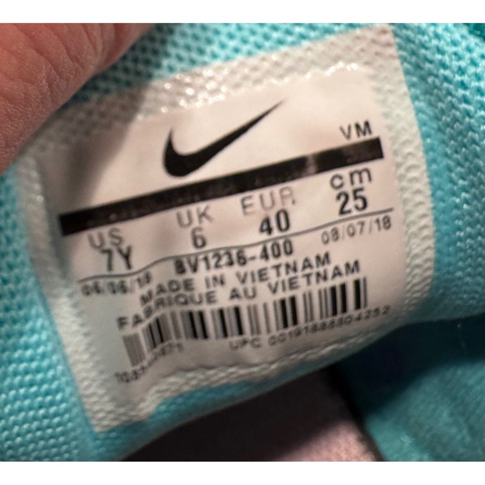 Nike Air Max 270 Youth 7Y Oxygen Purple Spirit Teal BV1236-400 Women 8.5 - Picture 6 of 6